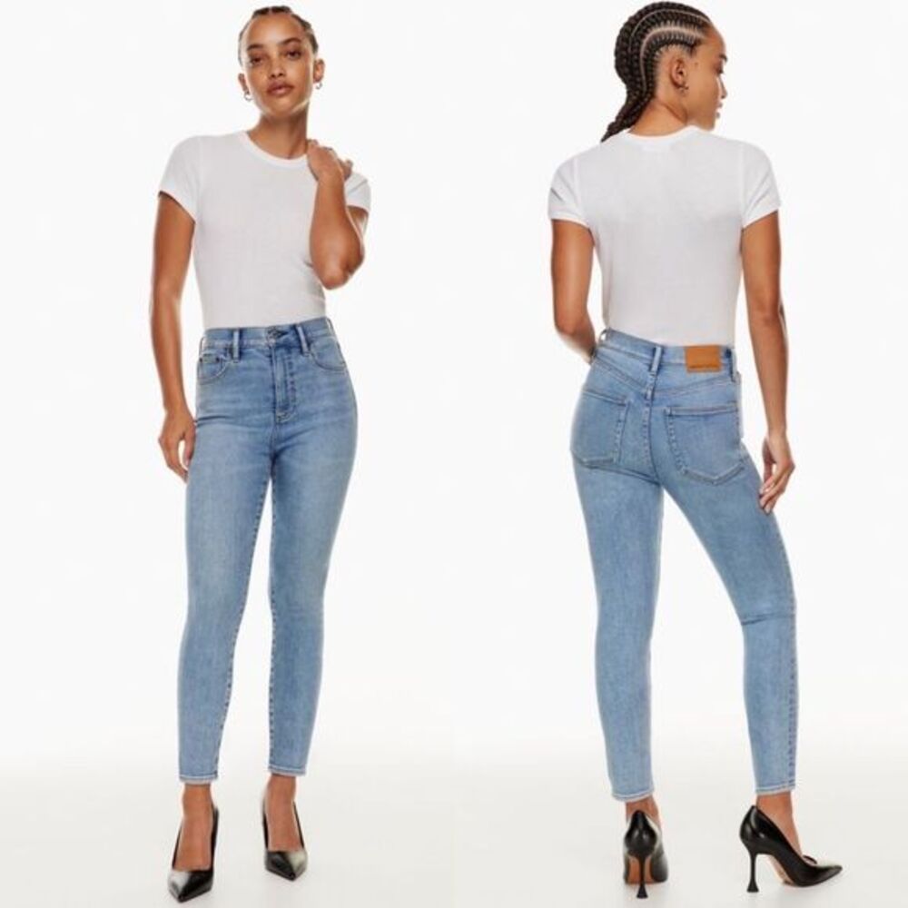 Denim Forum‎ Lola High Rise Skinny 28X26 Light Wash